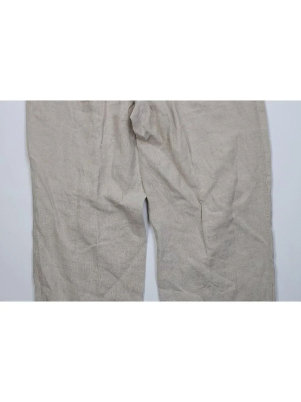 Vintage 90s Banana Republic Safari Mens 36x32 Distressed Linen Wide Leg Pants